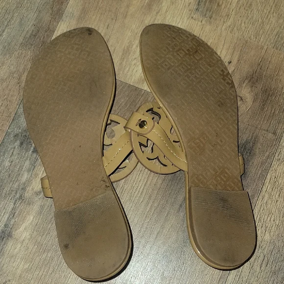 Tory Burch Tan Leather Sandals - Picture 6 of 7